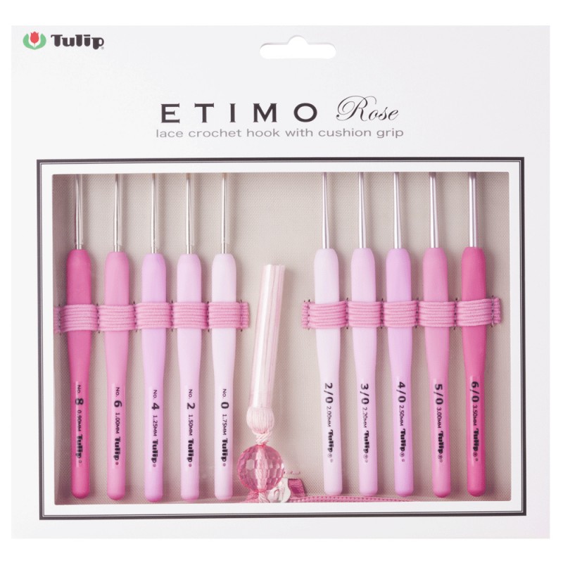 Tulip Needle TEL-001E Etimo Rose Lace Crochet Hook Set