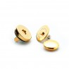 Hamanaka magnetic press fastener, 14 mm, gold