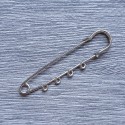 Decorative pin, silver
