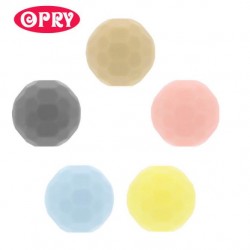 Opry Silicone beads faceted 16mm, 5pcs, AST1