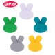 Opry Silicone beads rabbit 15mm, 5pcs, AST4