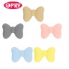 Opry Silicone beads bow 15mm, 5pcs, AST1
