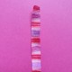 Organza ribbon, 14 mm, pink, 27.6 m