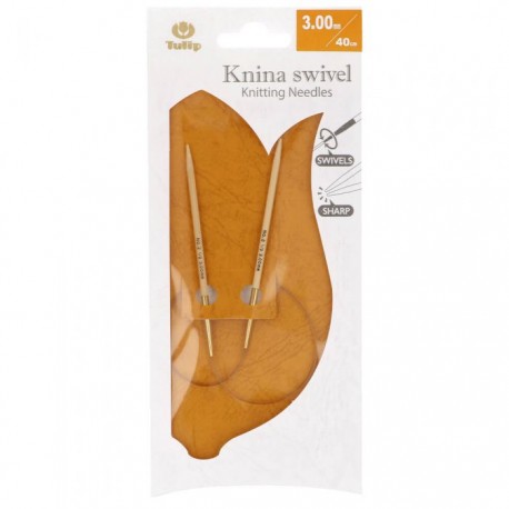 Tulip Knina Swivel Knitting Needles 40 cm