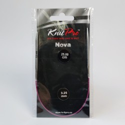 KnitPro Nova Metal Circular Needles 25 cm