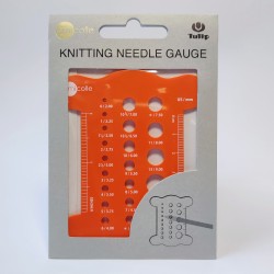 Tulip Knitting Gauge, orange
