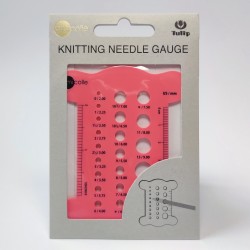 Tulip Knitting Gauge, pink