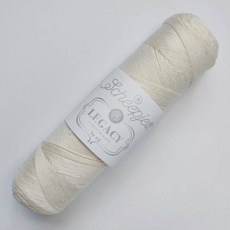 Scheepjes Legacy №12 mercerized cotton - 089 Off White