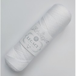 Scheepjes Legacy №10 mercerized cotton - 009 White
