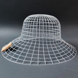 Hamanaka Mesh for Hat, 58 cm, white