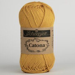Scheepjes Catona 50г - 249 saffron