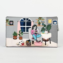 Проектная сумка с 2 чехлами для спиц KnitPro Passion