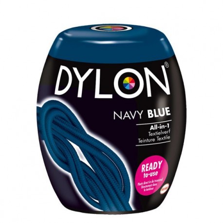 Dylon Pods textile fabric dye machine use - Navy Blue - Azuleta
