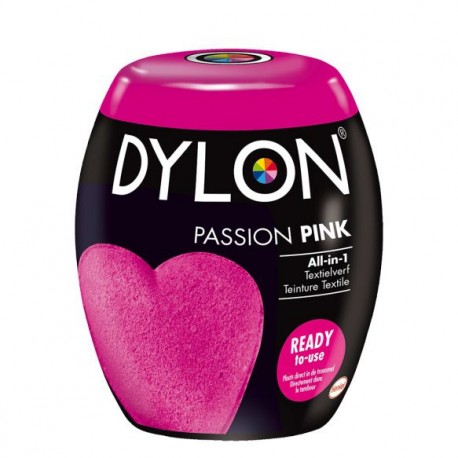 Dylon Pods textile fabric dye machine use - Passion Pink