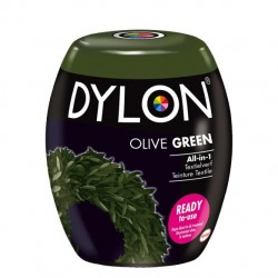Dylon Pods textile fabric dye machine use - Olive Green