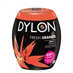 Dylon Pods textile fabric dye machine use - Fresh Orange