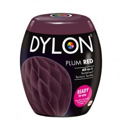 Dylon Pods textile fabric dye machine use - Plum Red