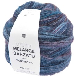Rico Creative Melange Garzato Aran Wonderball - 006 Purple-Teal