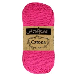 Scheepjes Catona 50g - 604 Neon Pink