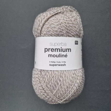 Rico Sock Premium Mouline - 001 Beige-White