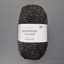 Rico Sock Premium Mouline - 004 Black-Grey