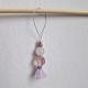Ozevi Stitch Marker, lily of the valley, pink, 1ps