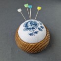 Ozevi oak pincushion with embroidery