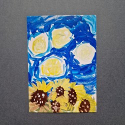 Postacard "Sunflowers"