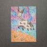 Charity postacard "The Cow"