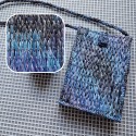 Kit "Crochet plastic canvas bag" (Black sea)