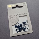 Tulip Stitch Markers Navy Hearts