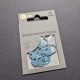 Tulip Stitch Markers Blue Hearts