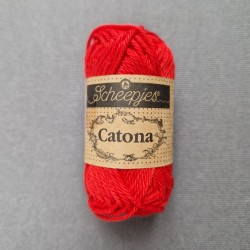 Scheepjes Catona 10g - 115 Hot Red