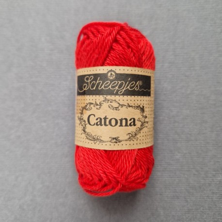 Scheepjes Catona 10g - 115 Hot Red