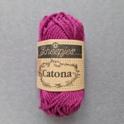 Scheepjes Catona 10g - 128 Tyrian Purple