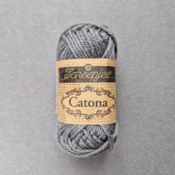 Scheepjes Catona 10g - 242 Metal Grey