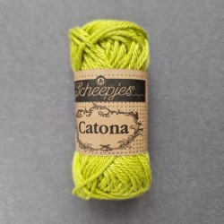 Scheepjes Catona 10g - 245 Green Yellow