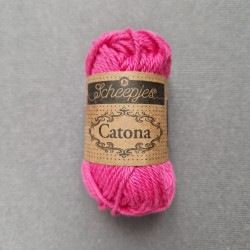 Scheepjes Catona 25г - 114 Shocking Pink