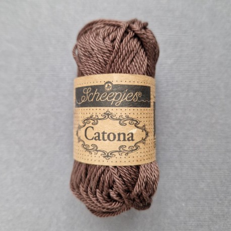 Scheepjes Catona 25g - 162 Black Coffee