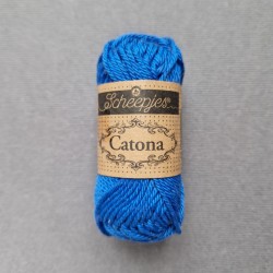 Scheepjes Catona 25г - 201 Electric Blue