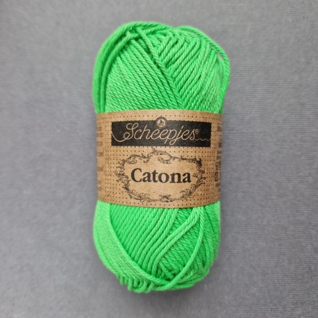Scheepjes Catona 25г - 602 Neon Green