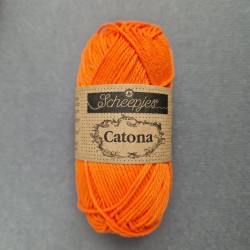 Scheepjes Catona 25г - 603 Neon Orange