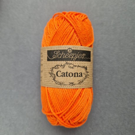 Scheepjes Catona 25г - 603 Neon Orange