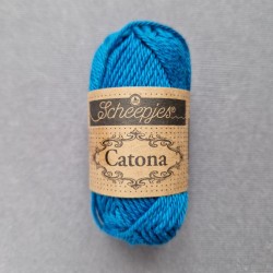Scheepjes Catona 50г - 400 petrol blue
