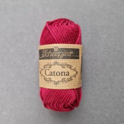 Scheepjes Catona 50г - 517 ruby