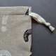 Mini Ozevi project bag, question mark