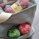 Knitter's bag, velvet