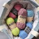 Knitter's bag, velvet