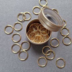 Set of stitch markers "Gold" (20 pcs)
