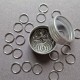 Set of stitch markers "Silver" (20 pcs)